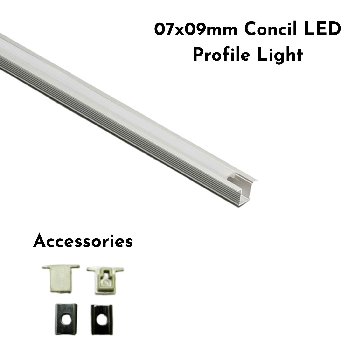 07x09mm Concil LED Profile