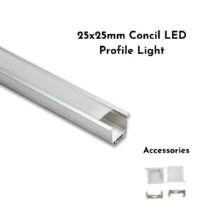 25x25mm Concil LED Profile