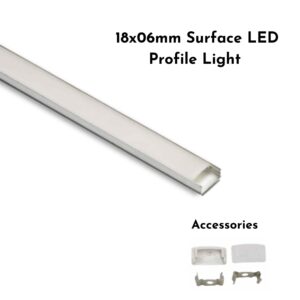 18x06mm Surface LED Profile