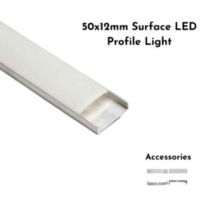 50x12mm Surface LED Profile